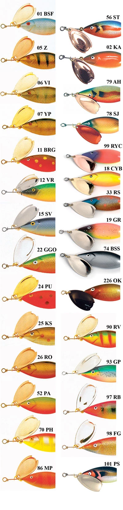 Lotto Spinnare 45mm 12g 4 Lotto Spinnare 45mm 12g – Bild 2