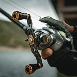 Gomexus 95mm Carbon Swept Handle With 20mm Aluminium Knob -Angeln Rabatt DCS95A20BKGDr 3