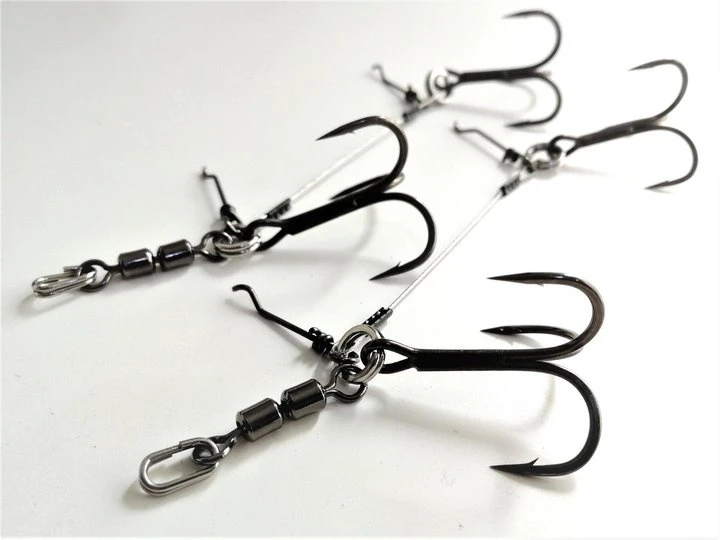 Pikecraft Double Swivel Stinger Rig L (2pcs) - BKK 1/0 4 Pikecraft Double Swivel Stinger Rig L (2pcs) - BKK 1/0 – Bild 2